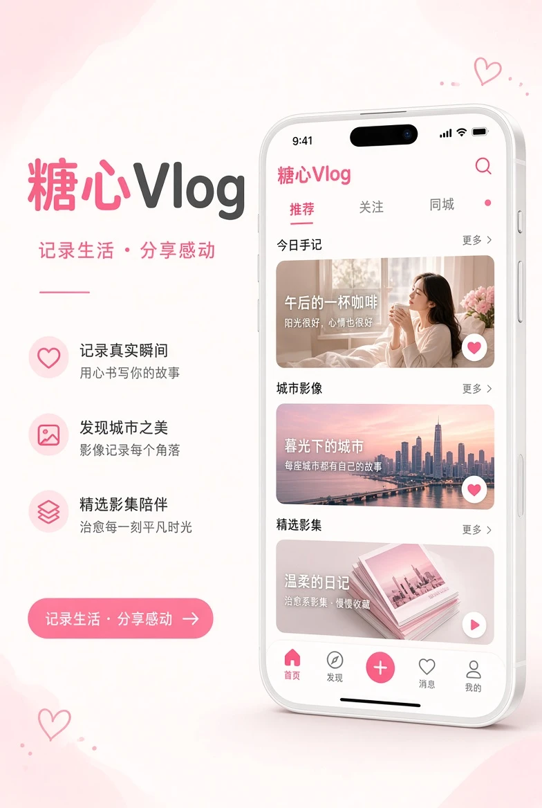 糖心Vlog 移动内容浏览体验